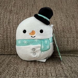 Squishmallows Manny the Snowman 4” Holiday 2022